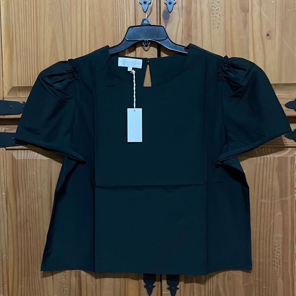 NWT Souk Indigo Black Top XL